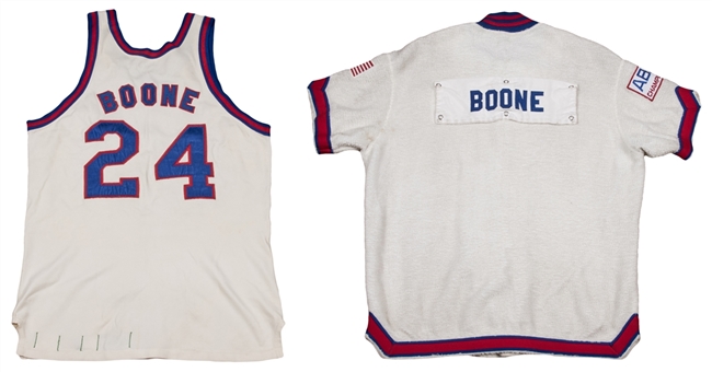 1971-72 Ron Boone Game Used Utah Stars Home Jersey and Jacket